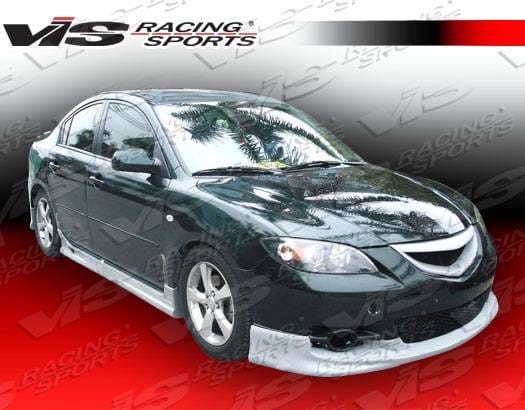 Mazda 3 4DR VIS Racing Fuzion Side Skirts - 04MZ34DFUZ-004