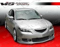Mazda 3 4DR HB VIS Racing TSC-3 Side Skirts - 04MZ3HBTSC3-004