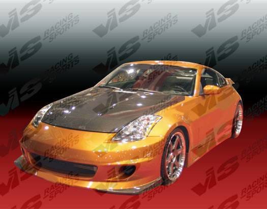 Nissan 350Z VIS Racing Spike Side Skirts - 03NS3502DSPK-004