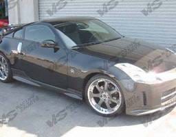Nissan 350Z VIS Racing Techno R Side Skirts - 03NS3502DTNR-004
