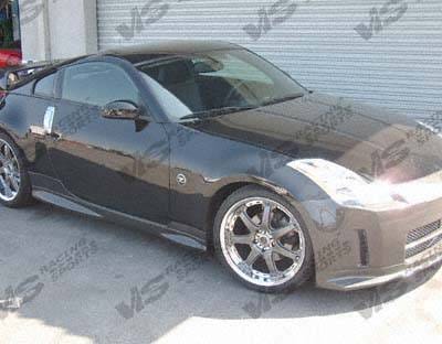 Nissan 350Z VIS Racing Techno R Side Skirts - 03NS3502DTNR-004