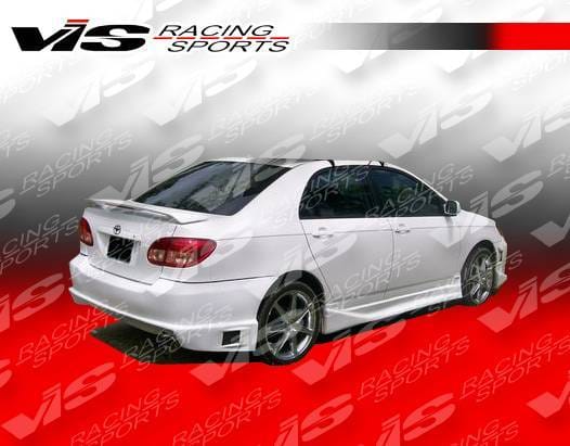 Toyota Corolla VIS Racing Striker Side Skirts - 03TYCOR4DSTR-004