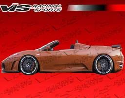 Ferrari F430 VIS Racing Euro Tech Side Skirts - 05FR4302DET-004