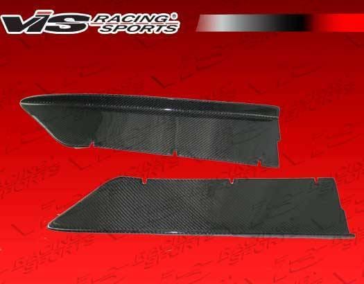 Ferrari F430 VIS Racing N-Tech Carbon Fiber Add-On Side Skirts - 05FR4302DNTH-004C