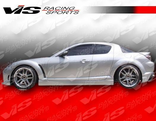 Mazda RX-8 VIS Racing Wings Side Skirts - 04MZRX82DWIN-004