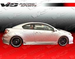 Scion tC VIS Racing Laser Side Skirts - 05SNTC2DLS-004
