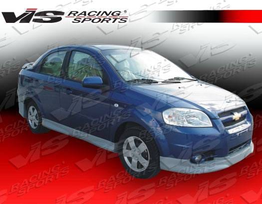 Chevrolet Aveo VIS Racing Fuzion Side Skirts - 07CHAVO4DFUZ-004