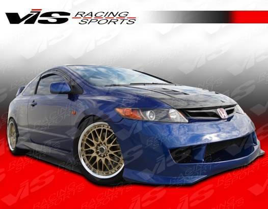 Honda Civic 2DR VIS Racing Type R Side Skirts - 06HDCVC2DTYR-004