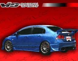 Honda Civic 4DR VIS Racing Ballistix Side Skirts - 06HDCVC4DBX-004
