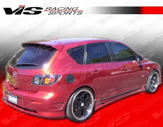 Mazda 3 4DR HB VIS Racing Fuzion Side Skirts - 07MZ3HBFUZ-004