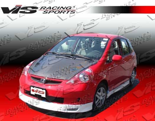 Honda Fit VIS Racing Techno R-3 Side Skirts - 07HDFIT4DTNR3-004