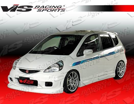 Honda Fit VIS Racing Wings Side Skirts - 07HDFIT4DWIN-004