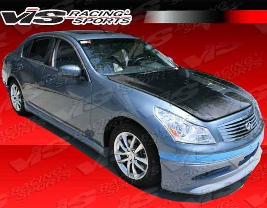 Infiniti G37 VIS Racing VIP Side Skirt - 09ING374DVIP-004