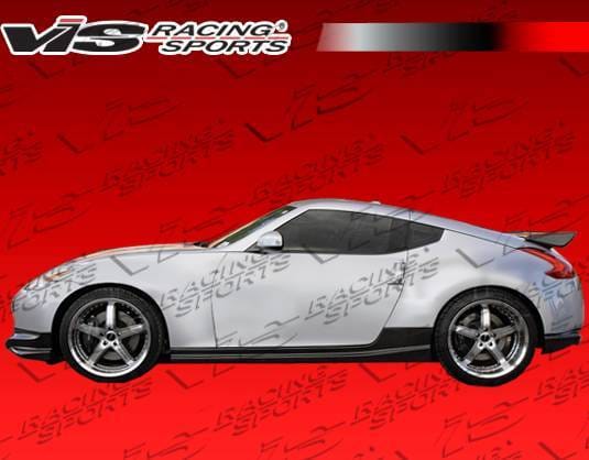 Nissan 370Z VIS Racing Techno R Side Skirt - Carbon Fiber - 09NS3702DTNR-004C