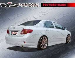 Toyota Corolla VIS Racing Fuzion Side Skirts - 09TYCOR4DFUZ-004P