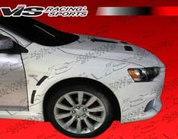 Mitsubishi Lancer VIS Racing EVO X Widebody Side Skirts - 08MTLAN4DEVXWB-004