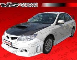 Subaru WRX VIS Racing Rally Side Skirts - 08SBWRX4DRAL-004