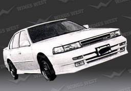 Nissan Maxima Wings West Custom Style Side Skirts - Left & Right - Fiberglass - 49146L&R
