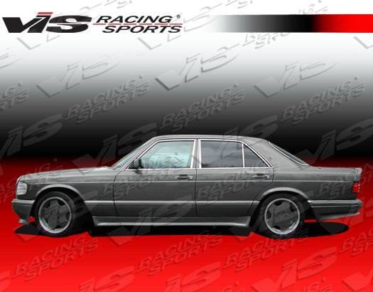 Mercedes-Benz S Class VIS Racing Euro Tech Side Skirts - 81MEW1264DET-004