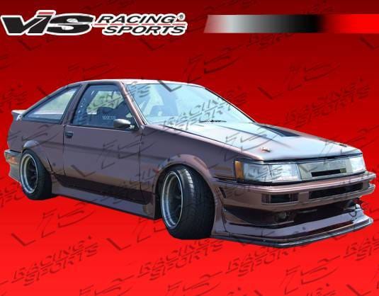Toyota Corolla VIS Racing Monster Side Skirts - 84TYCOR2DMON-004