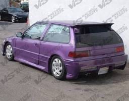 Honda Civic HB VIS Racing Quest Side Skirts - 88HDCVCHBQST-004