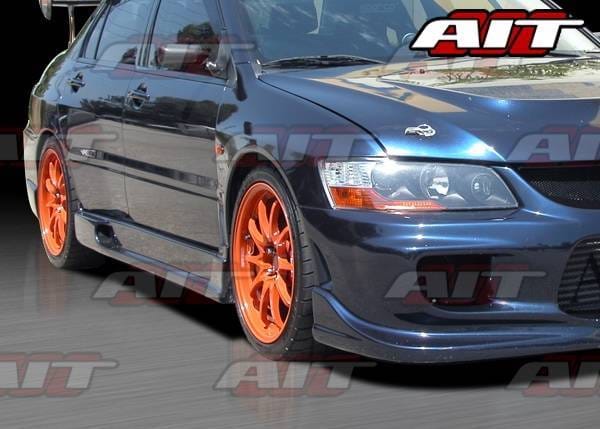 Mitsubishi Lancer AIT I-Spec Style Side Skirts - MEVO03HIINGSS