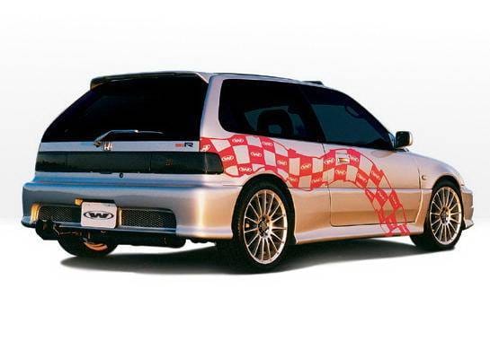 Honda Civic HB Wings West Racing Series Side Skirts - Left & Right - 890178L&R
