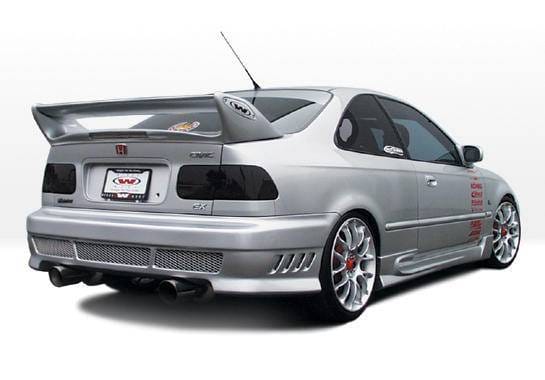 Honda Civic 2DR & Hatchback VIS Racing W-Type Right Side Skirts - 890374R