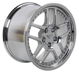Z06 Style Wheel Chrome - GM Staggered 4 Wheel Package