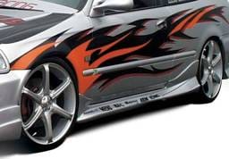 Honda Civic 2DR & Hatchback VIS Racing Tuner Type 2 Left Side Skirt - 890422L