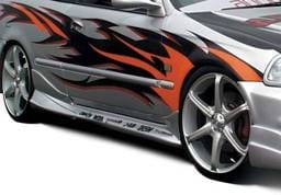 Honda Civic 2DR & Hatchback VIS Racing Tuner Type 2 Right Side Skirt - 890422R