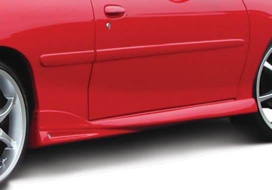 Chevrolet Cavalier 2DR VIS Racing W-Type Left Side Skirt - 890437L