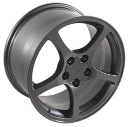 C5 Style Wheel Gunmetal - GM 17 Inch 4 Wheel Package