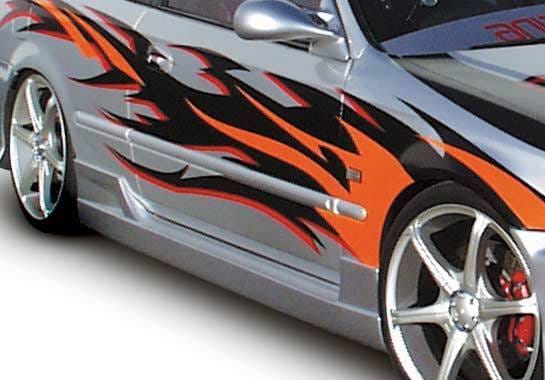 Honda Civic 2DR & Hatchback VIS Racing Tuner Type I Right Side Skirt - 890502R