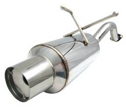 Honda Civic 2DR & 4DR 4 Car Option Bolt-On Muffler with Stainless Steel Tip - MUB-HC964
