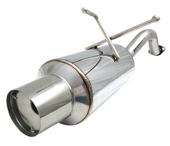 Honda Civic 2DR & 4DR 4 Car Option Bolt-On Muffler with Stainless Steel Tip - MUB-HC964