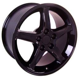 Cobra R Style Wheel Black - Mustang 17 Inch 4 Wheel Package