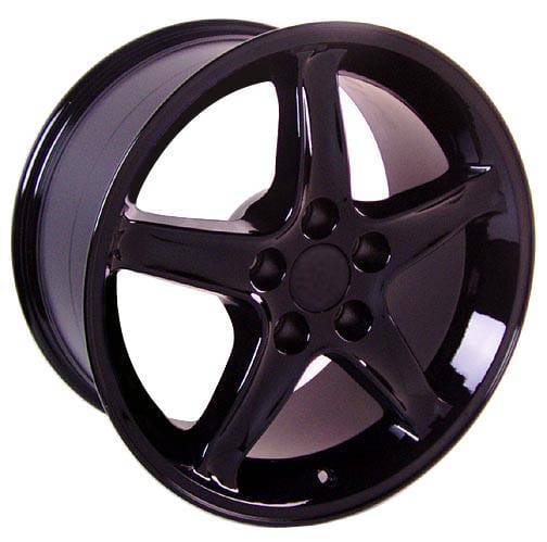Cobra R Style Wheel Black - Mustang 17 Inch 4 Wheel Package