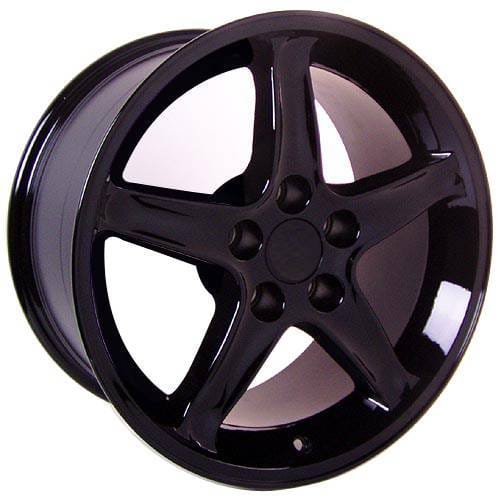 Cobra R Style Wheel Black - Mustang 17 Inch 4 Wheel Package thumbnail 3