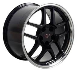 Z06 C4 Wheel Black - GM 17 Inch 4 Wheel Package