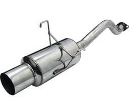 Honda Civic 2DR & 4DR 4 Car Option Bolt-On Muffler with Stainless Steel Tip - MUB-HC01