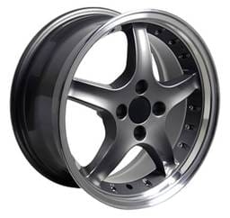Cobra Style Wheel Gunmetal - Mustang 17 Inch 4 Wheel Package