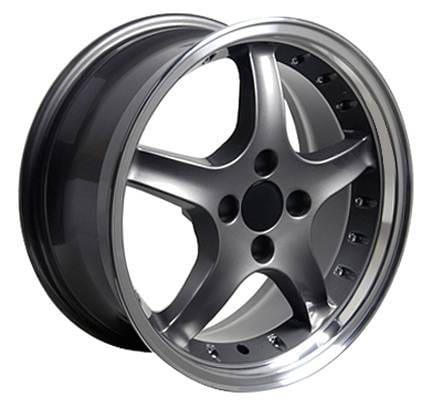 Cobra Style Wheel Gunmetal - Mustang 17 Inch 4 Wheel Package