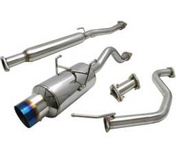 Acura Integra 4DR 4 Car Option Cat-Back Exhaust System with Titanium Tip - MUX-AI944LS-TT
