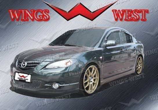 Mazda 3 Wings West VIP Side Skirts - Left & Right - 890925L&R