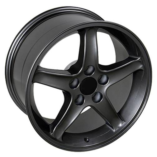 Cobra R Style Wheel Gunmetal - Mustang 17 Inch 4 Wheel Package