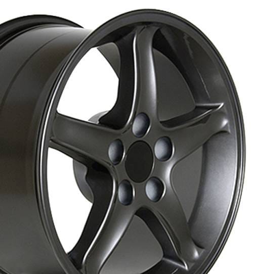 Cobra R Style Wheel Gunmetal - Mustang 17 Inch 4 Wheel Package thumbnail 2