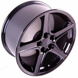 Saleen Style Wheel Black - Mustang 18 Inch 4 Wheel Package