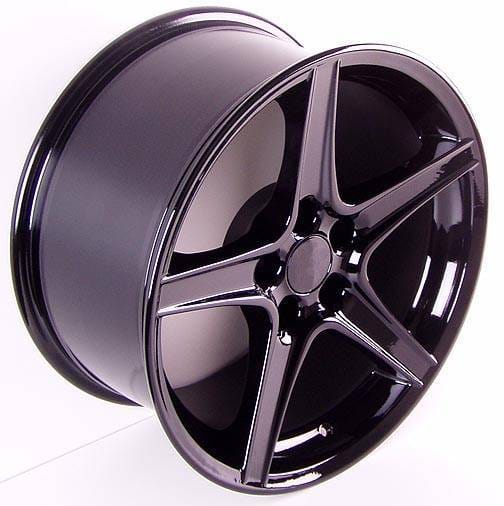 Saleen Style Wheel Black - Mustang 18 Inch 4 Wheel Package thumbnail 2
