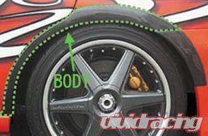 Subaru Impreza Chargespeed Body Over Fender - Pair thumbnail 3
